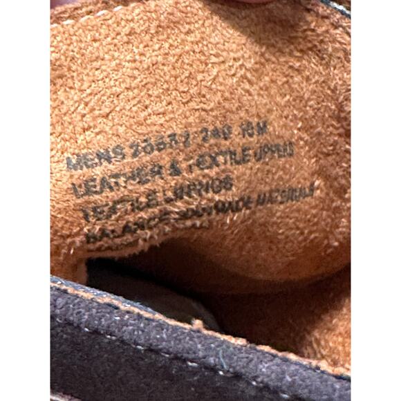 Stacy Adams Oswyn Wingtip Lace Boots Brown Multi Leather Textile Size 10 NWOB - Picture 12 of 12